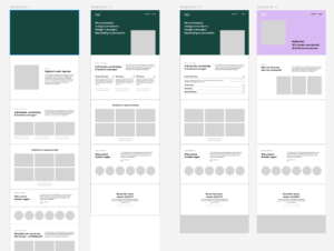 Beispiel für Wireframes