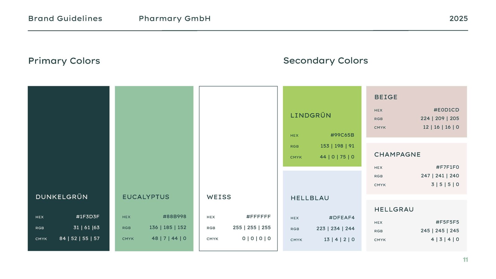 Brand Guidelines - Pharmary_Seite_11