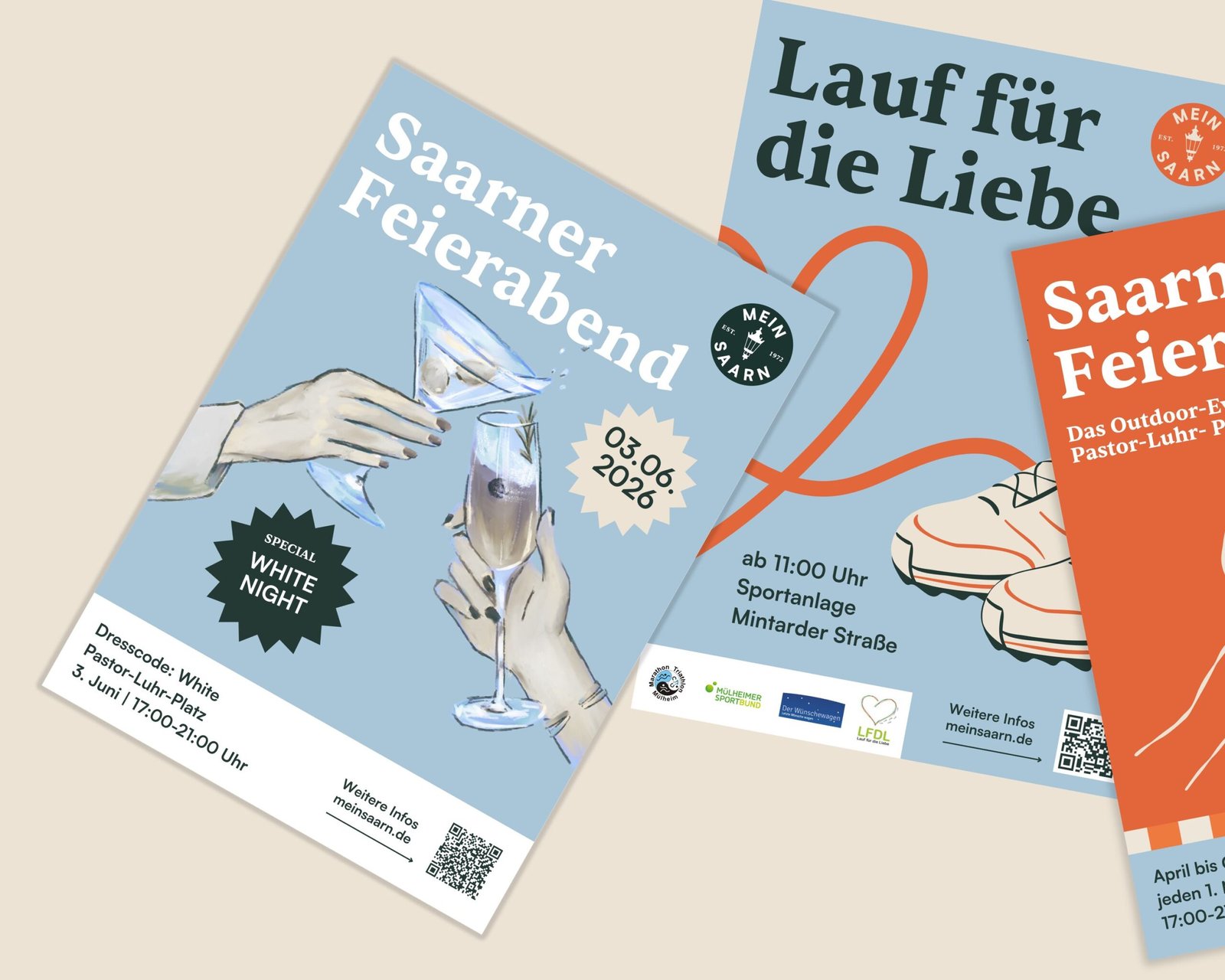 Poster Designs "Mein Saarn"