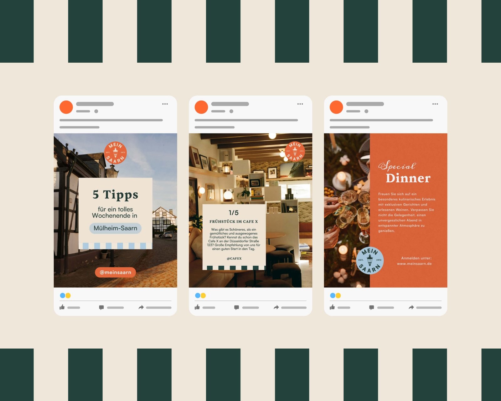 Social Media Templates "Mein Saarn"