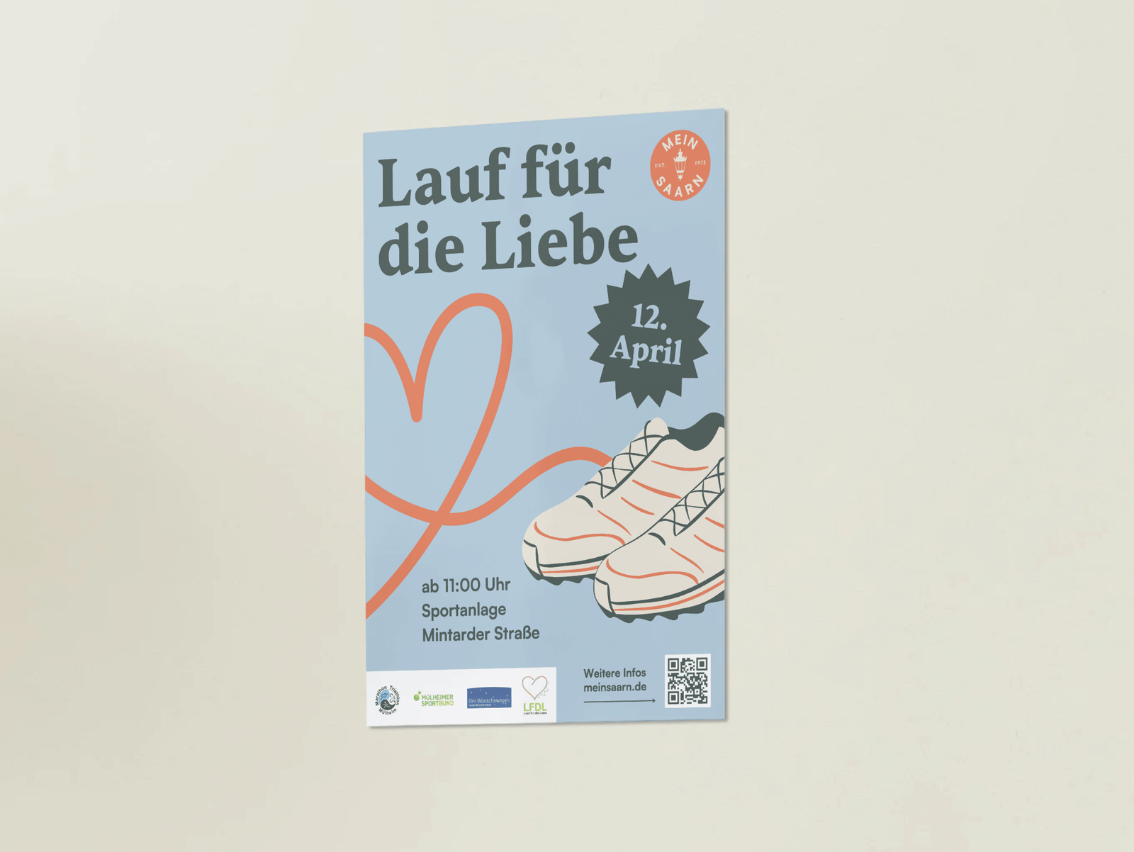 Poster Design - Lauf für die Liebe